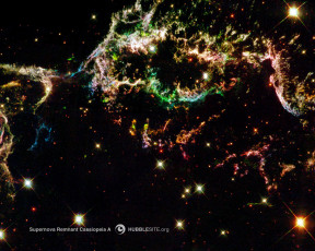 Картинка supernova remnat cassiopeia космос звезды созвездия