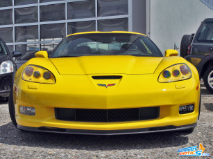 Картинка corvette z06 автомобили выставки уличные фото