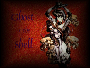 обоя аниме, ghost, in, the, shell