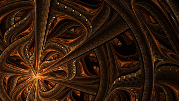 Картинка 3д графика fractal фракталы абстракции