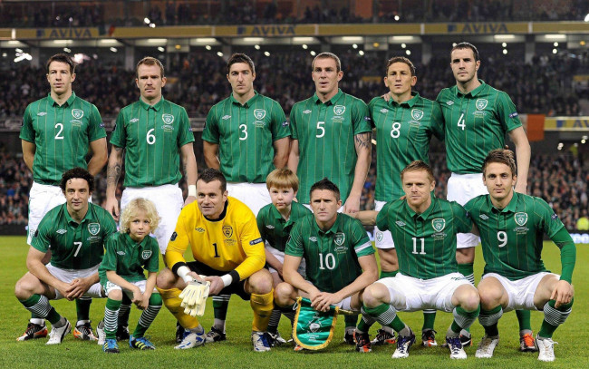 Обои картинки фото команда, ирландии, спорт, футбол, euro, 2012