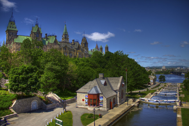 Обои картинки фото города, оттава, канада, парламент