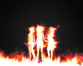 Картинка векторная+графика девушки+ girls силуэты девушки пламя ветер огонь