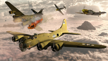 Картинка 3д+графика армия+ military полет самолеты