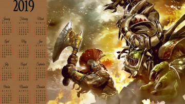 Картинка календари видеоигры существо сражение оружие битва calendar доспехи