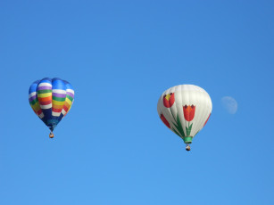 обоя воздушные шары, авиация, воздушные шары дирижабли, воздушные, шары, небо, полёт