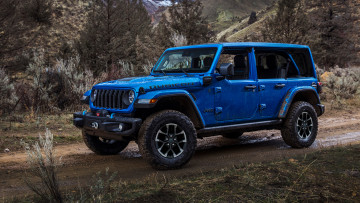 Картинка 2024+jeep+wrangler+unlimited+rubicon+x+4xe автомобили jeep wrangler unlimited rubicon x 4xe джип синий природа
