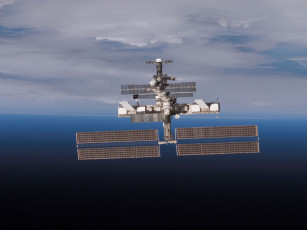 Картинка международная космическая станция космос космические корабли станции