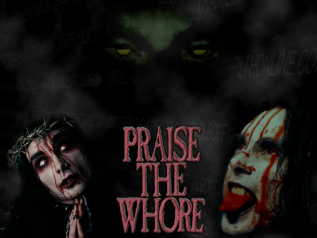 Обои картинки фото praise, the, whore, музыка, cradle, of, filth