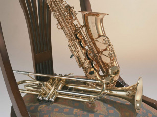 Картинка музыка музыкальные инструменты саксофон труба
