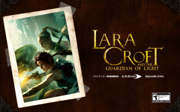 обоя lara, croft, and, the, guardian, of, light, видео, игры