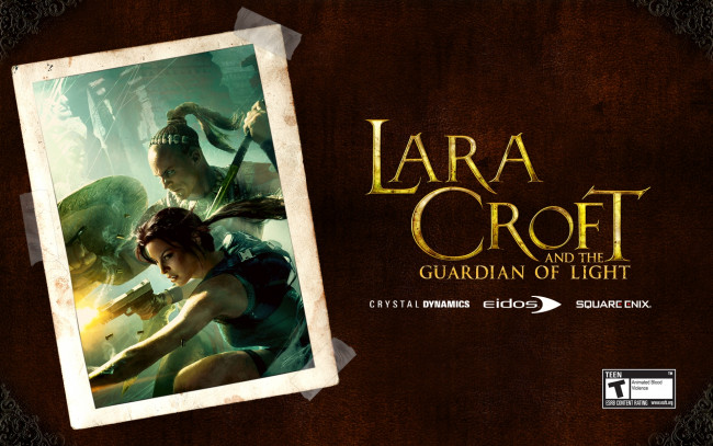 Обои картинки фото lara, croft, and, the, guardian, of, light, видео, игры