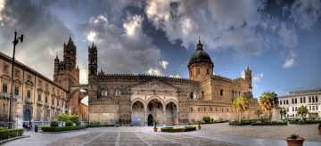 Картинка города католические соборы костелы аббатства palermo