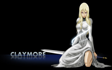 Картинка аниме claymore оружие девушка