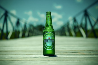 обоя heineken, бренды, бутылка