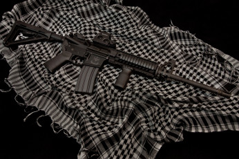 Картинка оружие автоматы ткань штурмовая винтовка ar-15