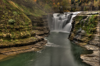 Картинка природа водопады водопад скалы река