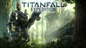 обоя видео игры, titanfall, игра, expedition, онлайн, шутер, экшен, роботы