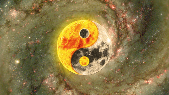 Обои картинки фото 3д графика, инь-Янь , yin yang, инь-янь