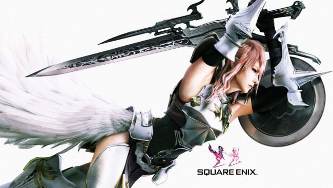 Обои картинки фото видео игры, final fantasy xiii-2, девушка, меч