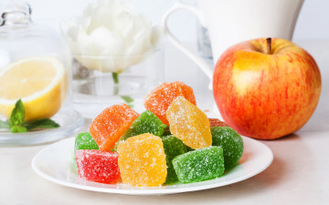 Картинка еда конфеты +шоколад +сладости сладкое яблоко мармелад sweet apple jelly