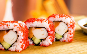 Картинка еда рыба +морепродукты +суши +роллы рис икра морепродукты суши роллы Японская кухня japanese cuisine fish rolls sushi