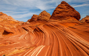 Картинка природа горы пустыня скалы небо сша аризона