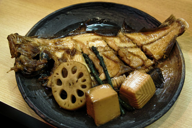 Обои картинки фото еда, рыбные блюда,  с морепродуктами, жаренная, рыба