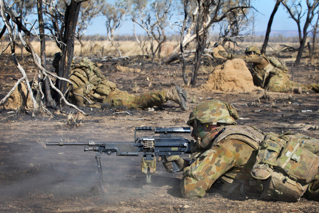 Обои картинки фото оружие, армия, спецназ, солдаты, australian, army