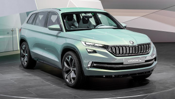 обоя skoda visions concept 2016, автомобили, skoda, visions, 2016, кроссовер, внедорожник, concept