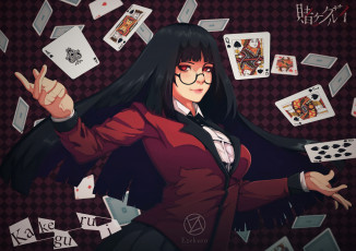 обоя аниме, kakegurui