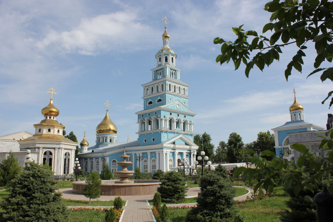 Обои картинки фото успенский кафедральный собор, города, - православные церкви,  монастыри, узбекистан, ташкент, собор, успенский