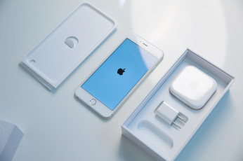 обоя бренды, iphone, cupertino, white, apple
