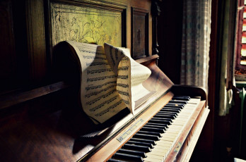 обоя музыка, -музыкальные инструменты, ноты, пианино