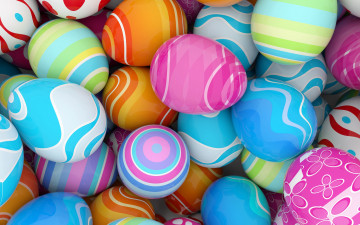 Картинка праздничные пасха spring colorful easter eggs