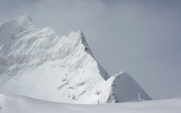 Картинка природа горы мороз зима гора снег snow mountain frost winter