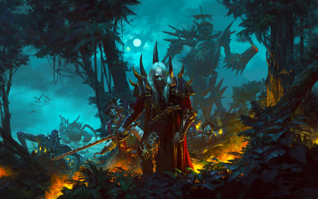 Обои картинки фото видео игры, warhammer 40, 000,  dawn of war 2 - retribution, униформа, скелет, мужчина, оружие