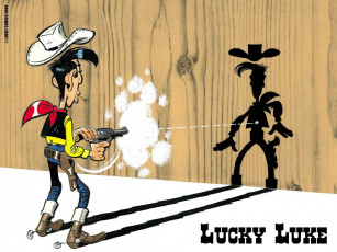Картинка lucky luke мультфильмы