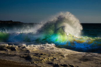 Картинка природа стихия волна море берег