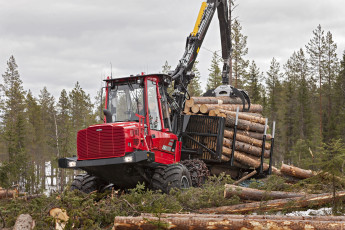 обоя техника, лесоповалочная техника, komatsu