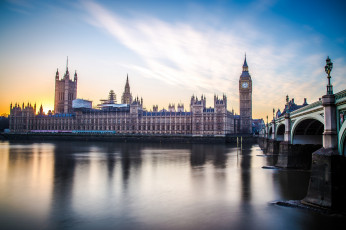 Картинка houses+of+parliament города лондон+ великобритания простор