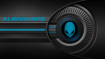 обоя компьютеры, alienware, логотип, фон