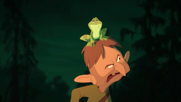 Картинка мультфильмы the+princess+and+the+frog бандит лицо человек лягушка