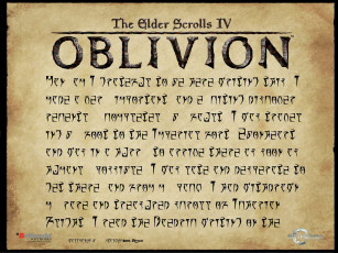 Картинка the elder scrolls iv oblivion видео игры