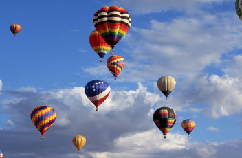 Картинка авиация воздушные шары полёт
