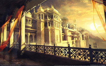 Картинка prince of persia the forgotten sands видео игры дворец