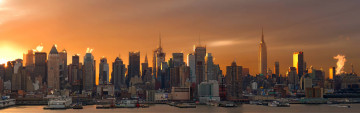 Картинка new york города нью йорк сша утро город