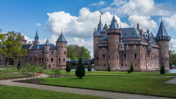 Картинка castle+and+chatelet города замки+нидерландов парк замок