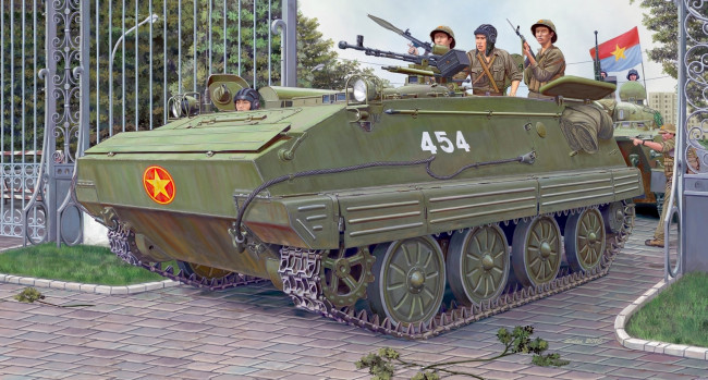 Обои картинки фото рисованное, армия, танк, солдаты
