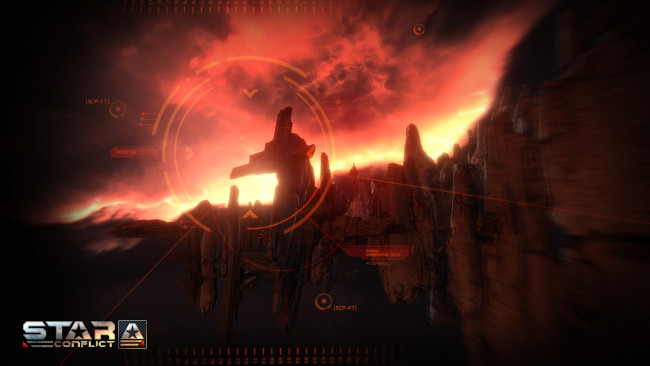 Обои картинки фото видео игры, star conflict, горы